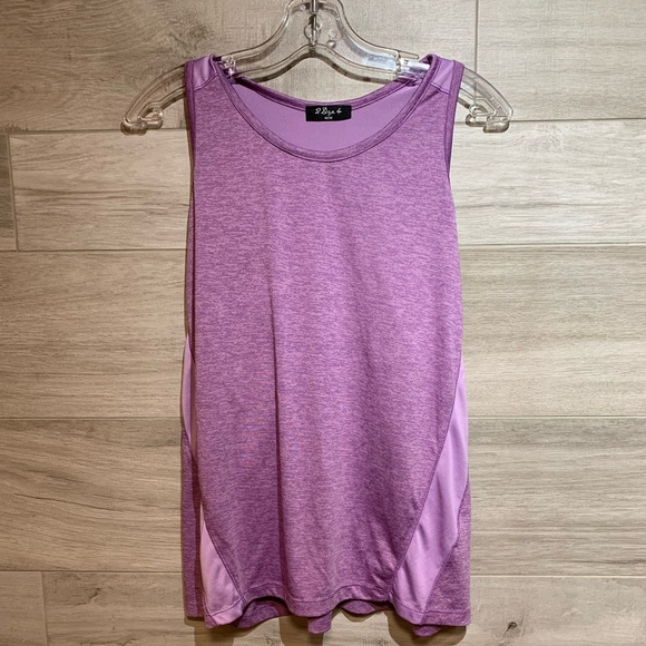 2 dye 4 Tops - 3/$30 2 dye 4 purple racerback loose fit workout / gym tank size M